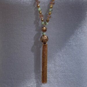 Lonna & Lilly With Love Beaded Tassel Long Necklace